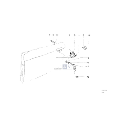 Zamek z kluczem prawy - 51211800414