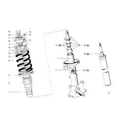 Podkładka sprężyny - 31332750121