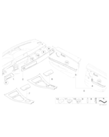 Osłona drzwi Carbon prz. lewa - 51410416202