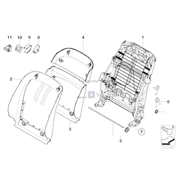 Panel tylny dolny - 52107078511