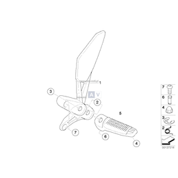 Podnóżek lewy - 46717660171