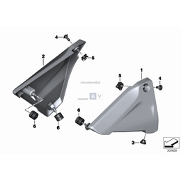 Osłona akumulatora z lewej strony - 46638523155