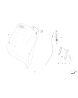Panel tylny lewy - 52107127747