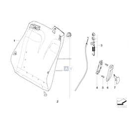 Panel tylny lewy - 52107127747