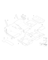 Element wewnętrzny piankowy lewy - 51477039401