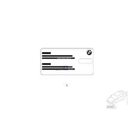 Oryginał BMW - 01399791390