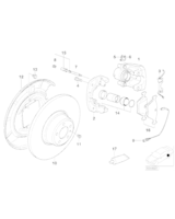 Zestaw naprawczy zacisku tył BMW E38 - 34211163323