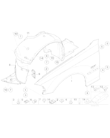 Nadkole M3 - Oryginał BMW - 51712695664