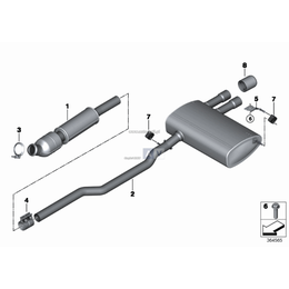 Oryginał BMW - 18308616386