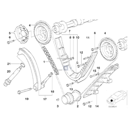 Zestaw łańcucha rozrządu BMW E38 E39 X5 E31 M62 535 540 735 740 840 4,4 4,6is - 11311741746
