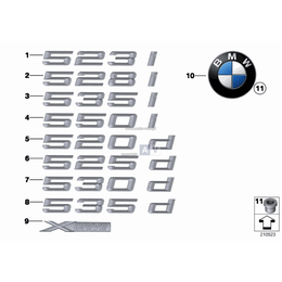 Oryginał BMW - 51147219540