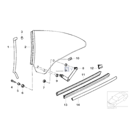 Element zaciskowy lewy - 51361970913