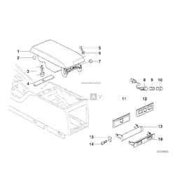 Osłona przełączn. konsoli środkowej - 51168184755