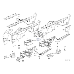 Wnęka koła przednia lewa - 41148156225