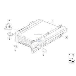 Przycisk M kontrolera systemów audio - 65129119573