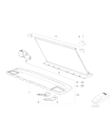 Półka tylna, bez rolety przeciwsłonecznej - 51468137878