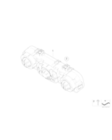 Panel obsługi automatycznej klimatyzacji - 64119125353
