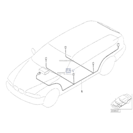 Wiązka przewodów głośn. Harman Kardon - 61116907225
