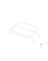 Not in conjuction with Rear Wing, Luggage rack - 82111470401