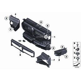 Śruba BMW F01 F06 F10 F11 F12 F13 F25 X3 G01 G02 G05 G06 G07 G11 G15 G20 G30 G31 - 07147212669