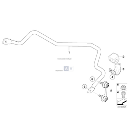 Stabilizator tylny - 33553401683