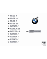 Emblemat naklejany tylny - 51147151387