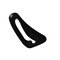 Osłona wylotu pasa tył lewa BMW E36 Cabrio 318 320 323 325 328 M3 - 51438176283