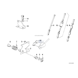 Rubber mounting - 35411118221