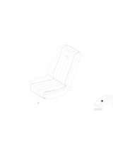 Sheepskin seat saver - 82110147523