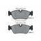KLOCKI HAM. BMW P. 1/3 (E87/E90) 1,6-2,0 03-07 EPAD