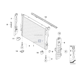 Oryginał BMW - 17117591647