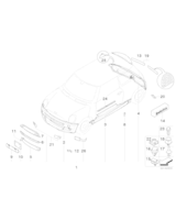 Fartuch przedni gruntowany, tylko w połączeniu z - 51110021929