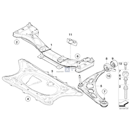 Reinforcement plate - 51717893609