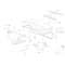 Zamek klapy tył bagażnika BMW E36 sedan 318i 320i 323i 325i 328i M3 - 51248209730