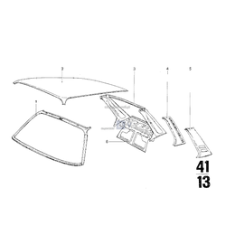 Poszycie ręczn. dachu przesuwnego - 41311806591
