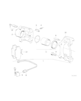 Uchwyt zacisku hamulcowego, tylko w połączeniu z - 34111158254
