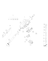 Przegub krzyżowy z rurą falistą - 32306780901
