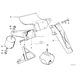 Rubber mounting - 11812225201