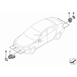 Oryginał BMW - 66202184214