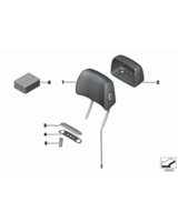 Zagłówek podst. skórzany z reg. el. - 52107842610