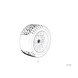 Koło zimowe kpl., alu., Opona Continental TS 770 - 85129409006