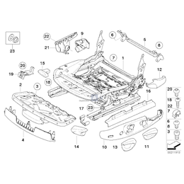 Mechanizm fotela lew. - 52107118427