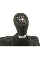 Gałka zmiany biegów skóra M-technic BMW E91 E92 E93 - 25118037308