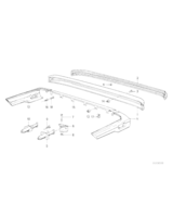 Uchwyt pochł. energii zderz. - 51121830650