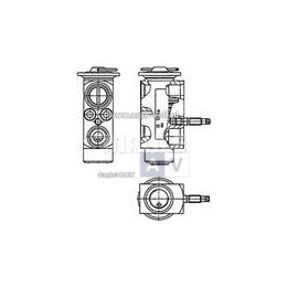 ZAWÓR ROZPRĘŻNY KLIMATYZACJI BMW E60/E61