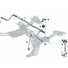 Stabilizator przedni - 31359804602