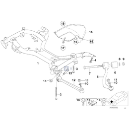 Wahacz przód E39 dolny 535i 540i M5 - Oryginał BMW - 31121141961