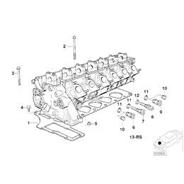 Termowłącznik kontrolki temp wody BMW E39 E38 E34 TDS - 12632243816