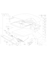 Lamination, tension strap - 54317056103