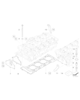 Pasuje tylko do cylindra 1-4, Element łączący - 11127586159